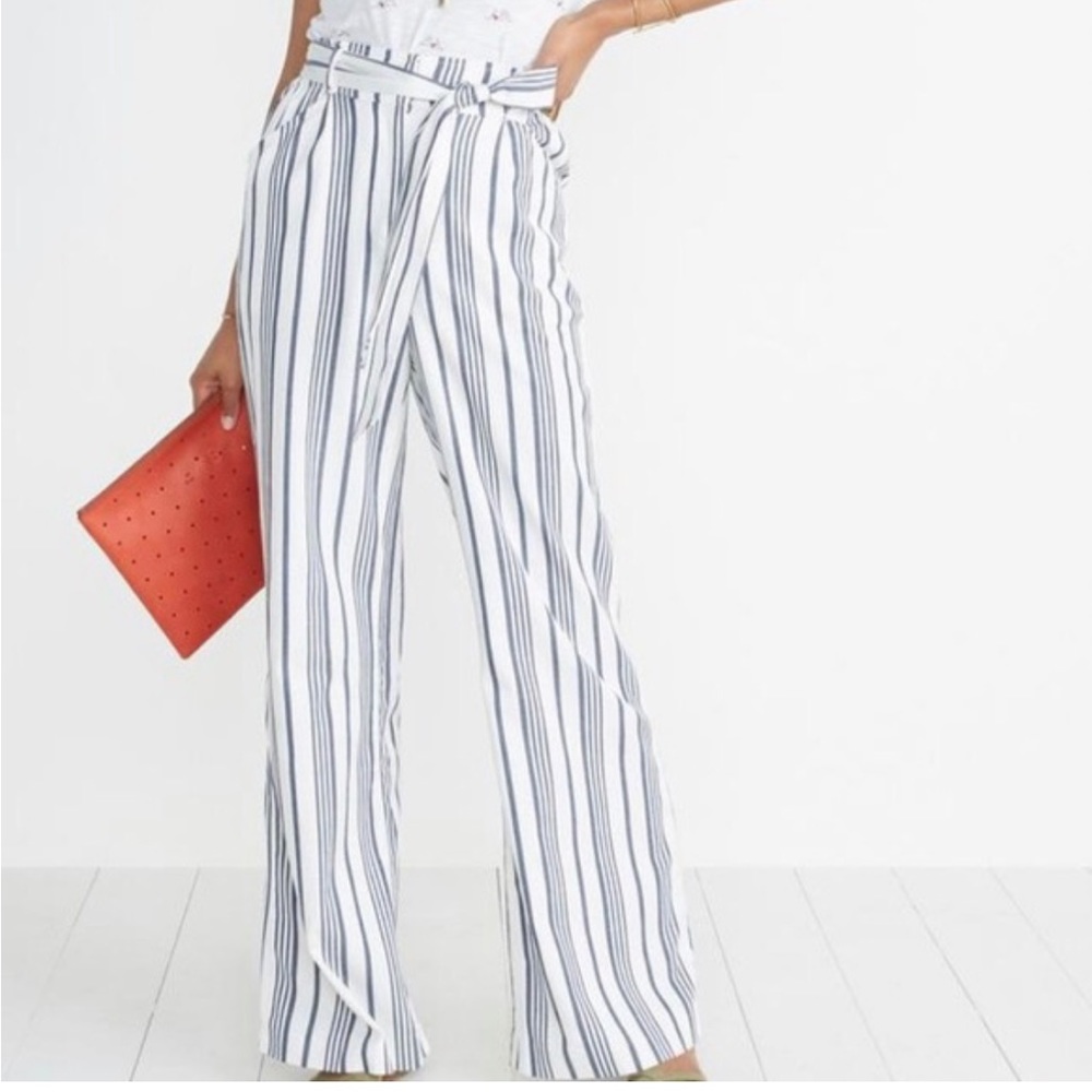 Marine Layer Stripped Straight Pants Size XS